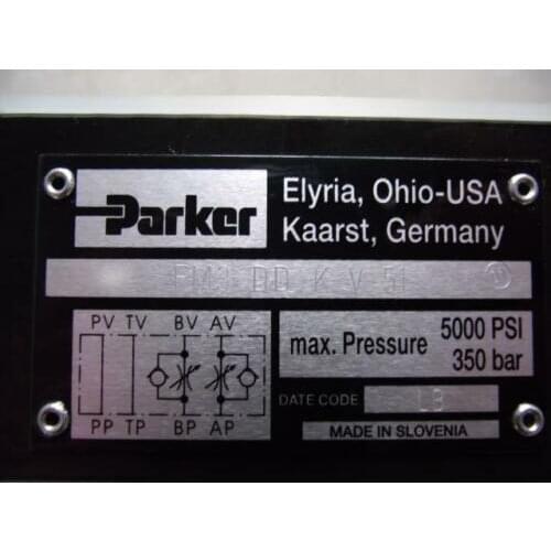 New parker FM3DDKV