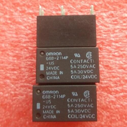 Wholesale 10pcs/lot relay G6B-2114P-US-24VDC
