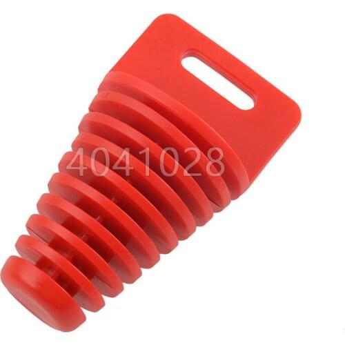 Rubber Exhaust Muffler Silencer Wash Plug For CRF YZF WRF KXF KLX RMZ RMX DRZ Dirt Bike Motorcycle Motocross Enduro Supermoto