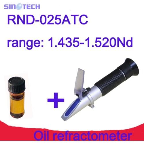 Hand-held mineral Oil Refractometer 1.435-1.520Nd RND-025ATC with calibration oil