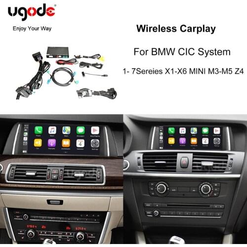 Ugode wireless Car play carplay inerface box For Apple iOS Android Auto mobile for BMW NBT OE Radio Screen