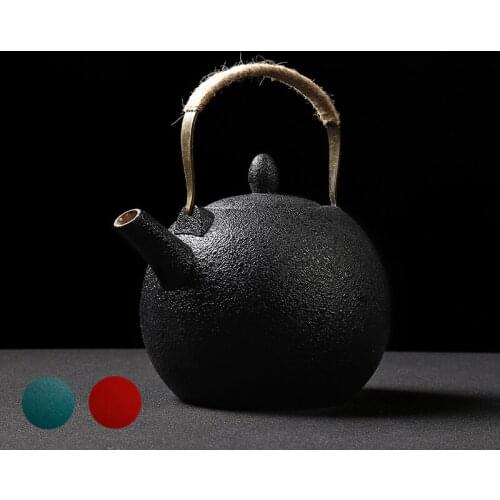 Japanese Style Retro Ceramic Teapot Large Capacity 2000ml Tea Pot Home Hotel Restaurant Chinese Teaset With Filter