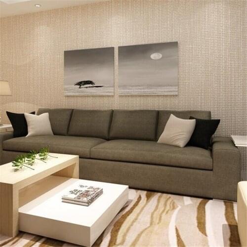 Wellyu Modern minimalist Nordic style pure color flocking wall paper living room bedroom background restaurant grey wallpaper