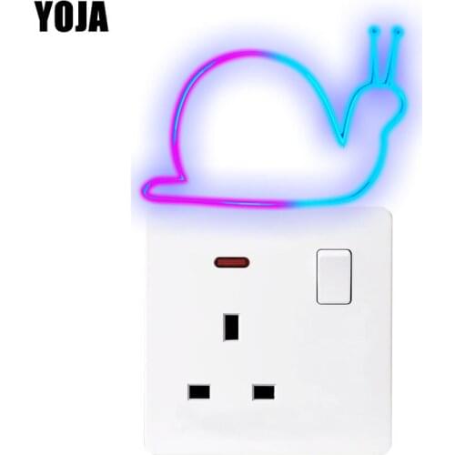 YOJA Blue-purple Snail Shape Switch Cool Wall Sticker Room Decor Beautiful Colored Cool 8SS0991