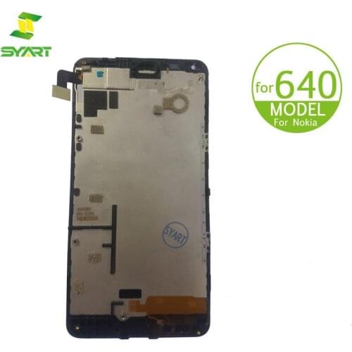 For Nokia Lumia 640 LCD Display Touch Screen Digitizer Assembly With Frame Replacement For Microsoft Lumia 640 N640 RM-1077 LCDs