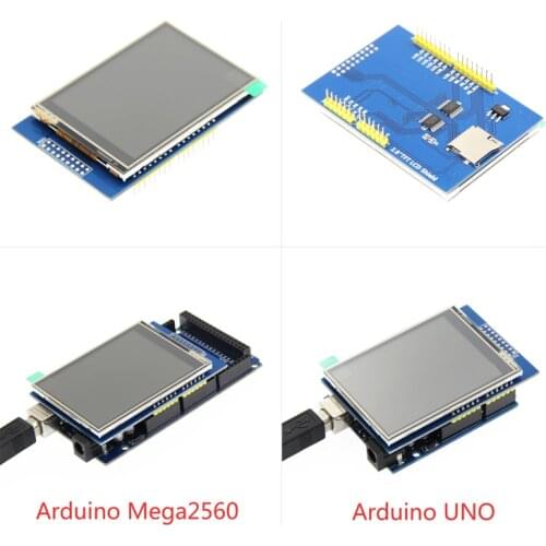 2.8 Inch 3.3V 300mA TFT LCD Shield Touch Display Module For Arduino UNO With Resistive Touch Panel DIY Kit