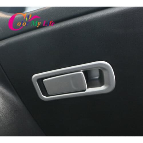 2Pcs/Set Car Copilot Glove Box Door Bowl Handle Cover Trim Fit for Jeep Renegade 2014 - 2019 Compass 2016-2019 LHD Accessories