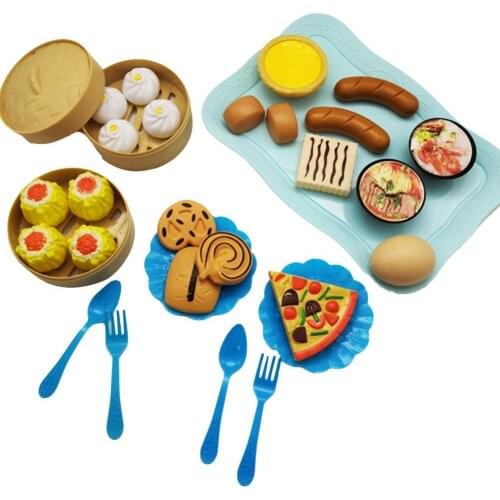31Pcs/Set Simulation Burger Bum Takeware Model Food Kitchen Play Education Toy Toddler Early Cognition Model