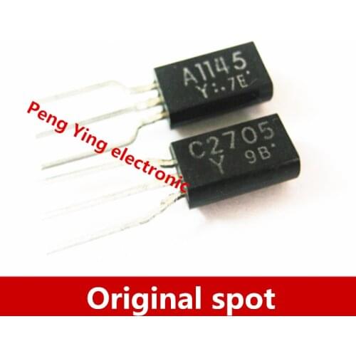 50 pairs of 50 A1145 C2705 power amplifier triode 2SA1145 2SC2705 TO-92 original stock