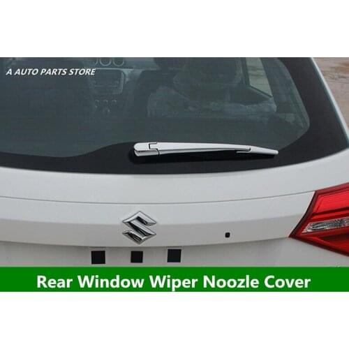 ABS Chrome Rear Glass Windshield Windscreen Window Wiper Protection Molding Cover Kit Trim For Suzuki SX4 S-cross 2017 - 2019