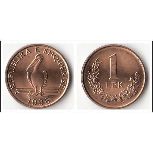 Albania 1 Lek Coin Europe New Original Coins Unc Commemorative Edition 100% Real Rare Eu Random Year