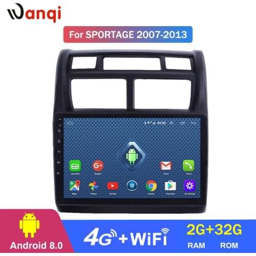 2+32G 4G WIFI netcom 9 inch Car Radio For KIA Sportage 2007 2008-2013 Multimedia Player GPS Navigation Auto Stereo NO DVD 1 DIN