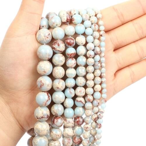 Natural Stone Beads Shoushan Stone Round Loose Beads for Jewelry Making Needlework DIY Bracelet Strand 4-12 MM