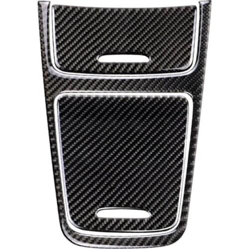 Fit For Mercedes-Benz A Class CLA GLA Carbon Fiber Central Control Panel Cigarette Lighter Interior modification