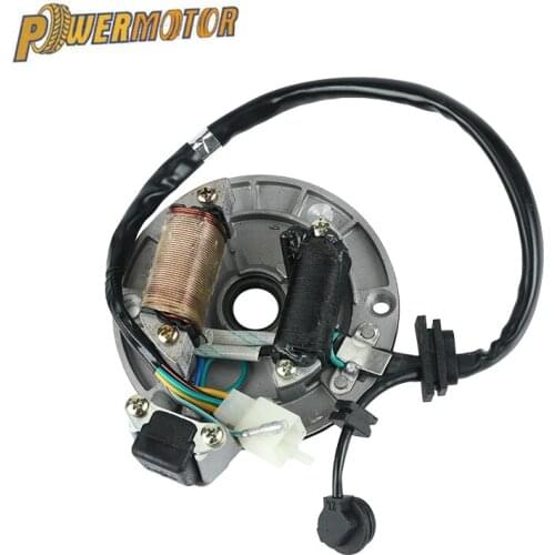 Motorcycles Stator Coil AC Ignition Magneto For Lifan LF 50cc 110cc 125cc Horizontal Kick Starter Engines Dirt Pit Bikes