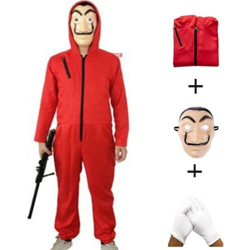 Salvador Dali Cosplay La Casa De Papel Costume Child Adult Man Woman Halloween cosplay Costume
