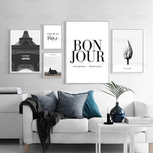 Eucalyptus Leaves Poster Flowers Canvas Painting Nordic Wall Art Print Lavender Pictures Green For Living Room Home Decor WEIWEI