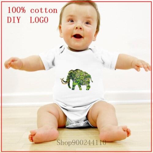 Mammoth Forest 2020 Newborn baby boy Girl cotton Summer Cute Bodysuit baby Jumpsuit Short Sleeve clothing ropa de bebe Toddler