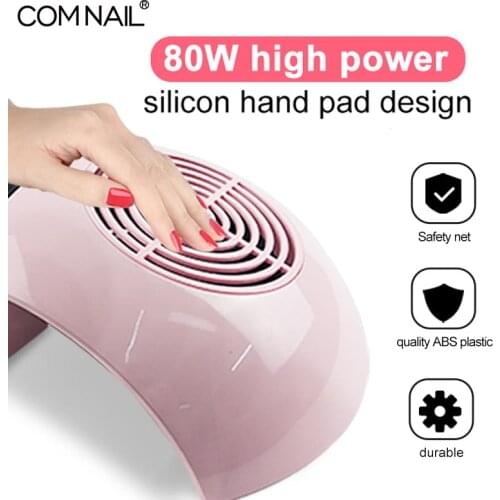 Nail Vacuum Cleaner for Manicure Machine Suction Nail Dust Collector Nail Fan for Dust Collecting 80W Powerful Nail Cleaner