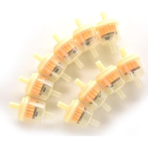 Minimoto Motorcycle Pit Bike ATV Quad Inline Fuel Gas Filter ATV Quad 10pcs
