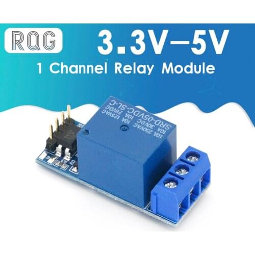 One 1 channel relay module, with optocoupler isolation, fully compatible with 3.3V and 5V Signal, relay control