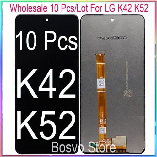 Wholesale 10 Pcs / lot for LG K42 K52 K62 LCD Screen Display with Touch Digitizer Assembly K420 K420HM k420bmw K520 K520bmw