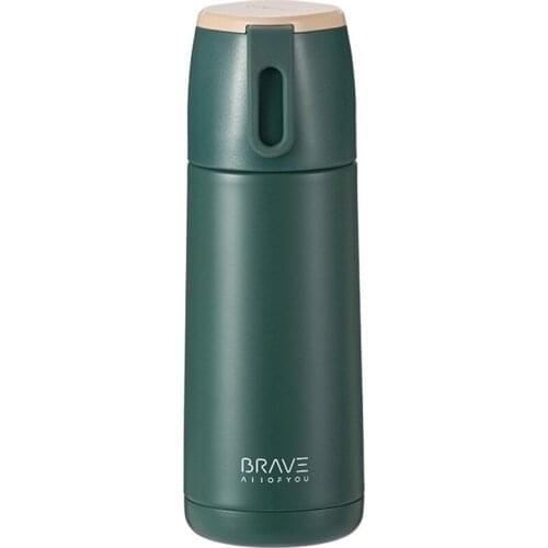 Factory Wholesale Gifts Custom Business Vacuum Cup Stainless Steel Original Italian Rope Holding Portable Warm-Keeping Water Cup