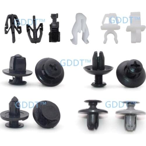 50 pcs Plastic Screw fasteners For Mitsubishi Asx Lancer 10 9 Outlander EX Pajero Sport Eclipse Carisma Galant clips MR328954