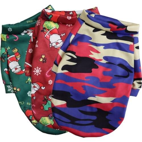 Christmas Dog Clothes Autumn Winter Dog Hoodies Xmas Pet Coat Outfit Garment Puppy Costume Cheap Pet Products Dropship Wholesale