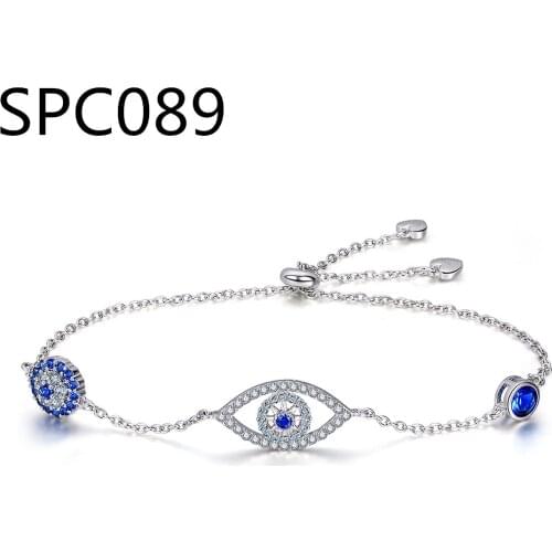 Without Box) SPC5 Alloy Charm Women Bracelet with Murano Glass Beads Fashion DIY European Style Jewelry