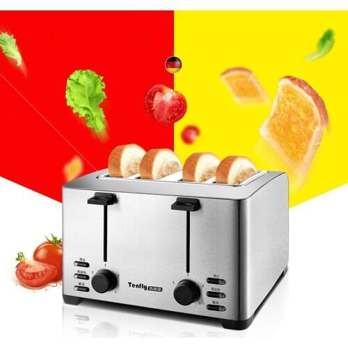 Toaster Oven Toaster Stainless Steel 4 Piece Spit Driver Household Commercial Breakfast Machine WD-201