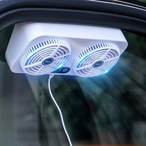 Car Exhaust Fan Vehicle Air Circulation Fan Vehicle Cooling Tool Car Exhaust Fan USB Charging Fan Exhaust Fan Car Ventilation