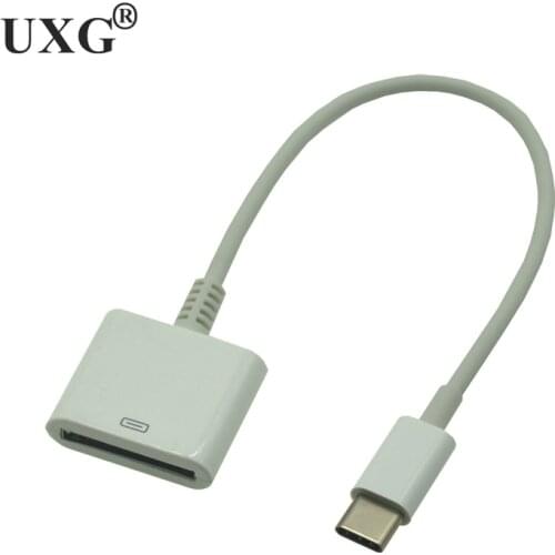 10cm Dock 30Pin Female to USB-C USB 3.1 Type C Micro usb 8pin Male Cable for Xiaomi 4c Onplus2 3 NEXUS 5X 6P LG G5 Huawei P9 ZUK
