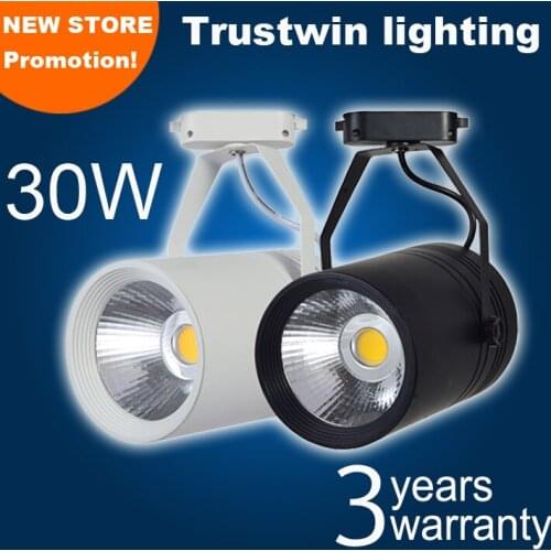 2 pieces COB LED track light 30W LED track spot light ceiling LED track spotlight 30W LED track spot
