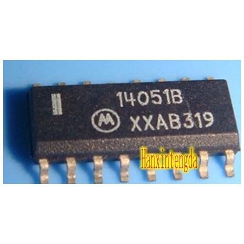 2pcs/lot 14051B 14051BG MC14051BDR SOP16 3.9MM [SMD]