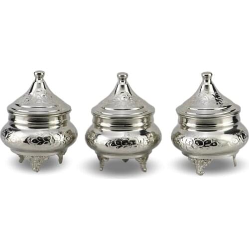 Copper Spice Jars Set Kitchen Organizer Seasoning Bottle Colorful Lid Kitchen Hand Made Condiment Cruet Storage Container 3 Pcs