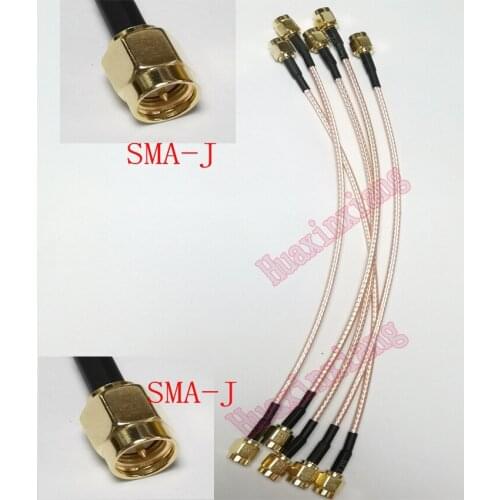 5pcs/Lot SMA-J To SMA-J Male Jack Connector RF Coaxial Extension Pigtail Cable RG316 10cm/15cm/20cm/30cm/50cm