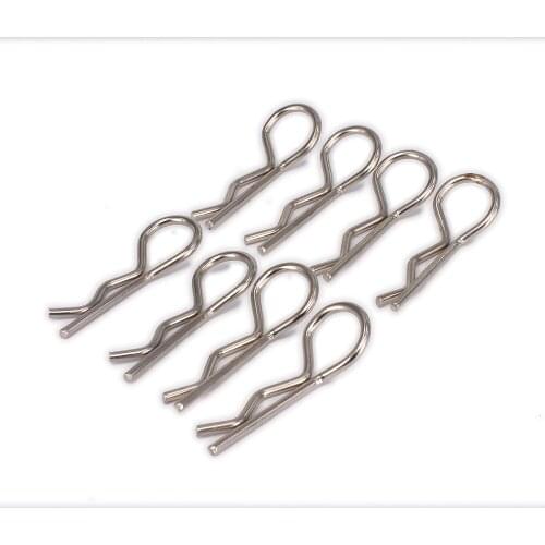 8PCS RCAWD Metal Body Clips For Rc Model Car 1/14 Lc Racing Full Series HM6079 Body Shell Clips Machined Aluminum
