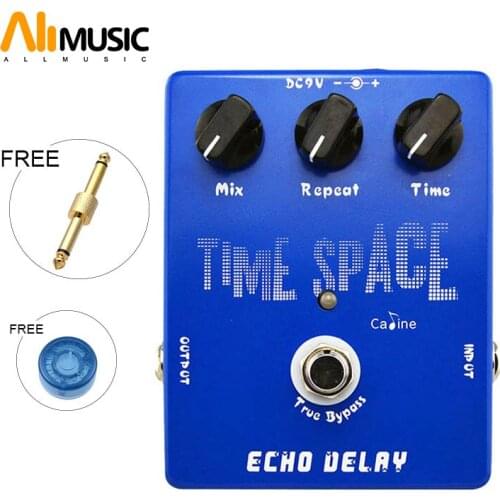 Caline CP-17 Echo Delay Guitar Digital Delay effect Pedal 600ms Max True Bypass with Free Connector