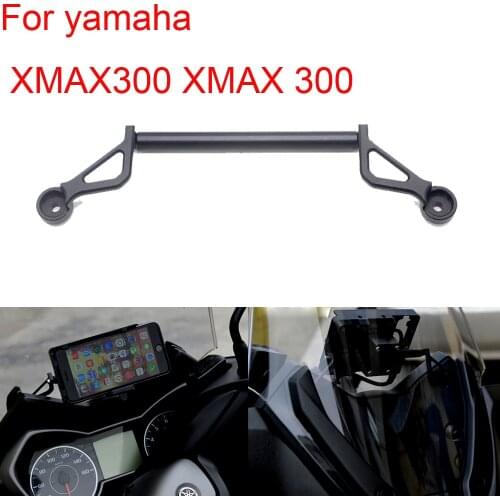 For Yamaha XMAX 300 XMAX300 X MAX 300 Motorcycle Front Phone Stand Holder Smartphone Phone GPS Navigaton Plate Bracket