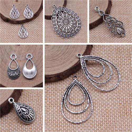 Malzahar Drop-Shaped Fit 13x18mm Cabochon Earring Ornament diy jewelry bracelet charms for jewelry making kit accessories