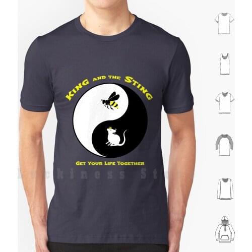 King And The Sting T Shirt Big Size 100% Cotton King And The Sting Gang Gang Buzz Buzz Theo Von Brendan Schaub Fighter And The