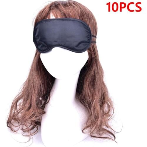 10pcs/lot Sleeping Eye Mask Eye Shade Sleep Mask Color Mask Bandage On Eyes For Sleeping Shade Sleep Goggles Care Tool