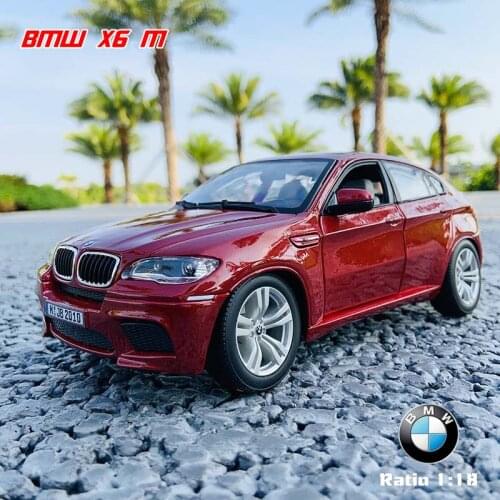 Bburago 1:18 BMW X6M car Alloy Retro Car Model Classic Car Model Car Decoration Collection gift