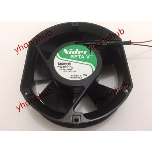 Nidec A34314-51 TA600DC 930641 Server Round Fan DC 24V 0.98A 171X151X51mm