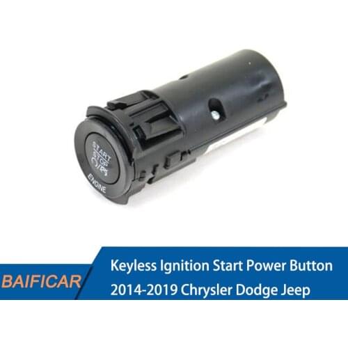 Baificar Brand New Genuine Keyless Ignition Start Power Button 68207000AB For 2012-2019 Dodge Journey Chrysler 300C Jeep OEM