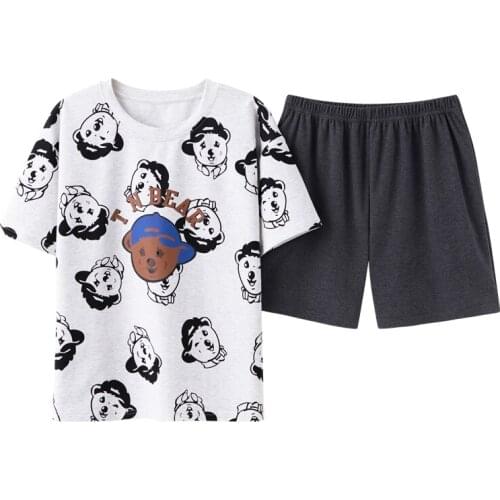 ATOXY New Fashion Summer Cotton Womens Pajama Sets Elegant Nightwear Women Sleepwear Plus Size Calf-Length Pants Homewear