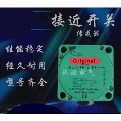 Switch Sensor NJ50-FP-W-P1 New High-Quality