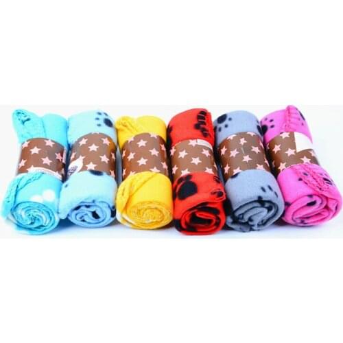 ETHIN Cute Pets Mat Soft Warm Flannel Pet Blanket Dog Cat Puppy Bed Sofa Pet bed cover Supplies