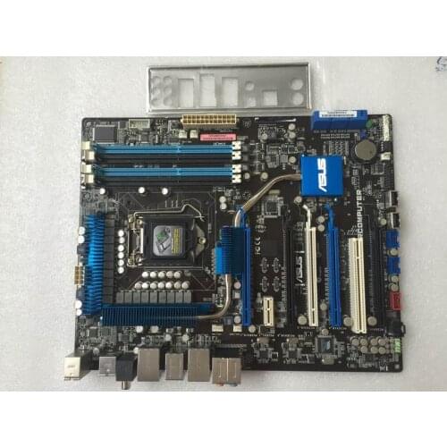 Original motherboard for ASUS P7P55 WS Supercomputer LGA 1156 DDR3 16GB USB2.0 P55 Desktop Motherboard Free shipping